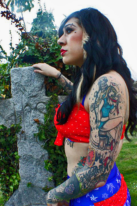 Male and Female model photo shoot of L Diablo Photography and Zombiee Jessi in Daly City