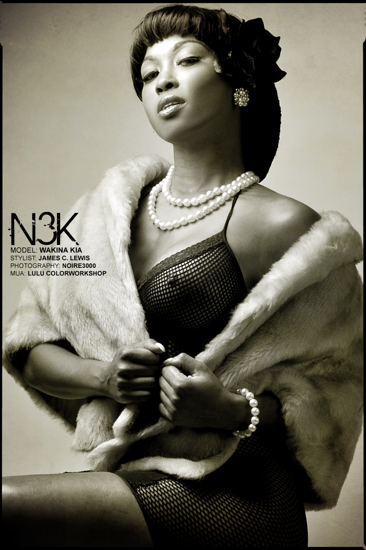 Female model photo shoot of Wakina by N3K Photo Studios in Atlanta, makeup by Lewina David