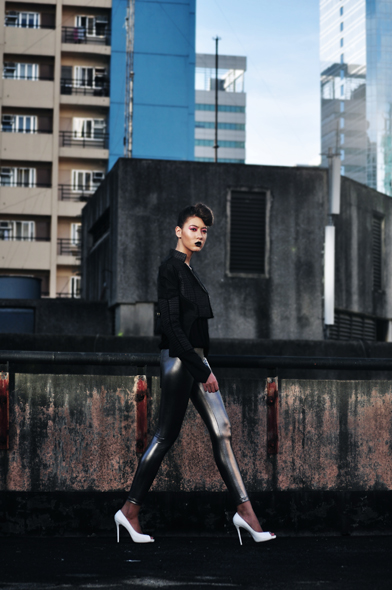 Female model photo shoot of Christina Zabat in Fashion Institute of the Philippines, Makati