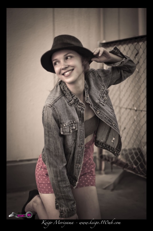 Female model photo shoot of Julia Rus by Keigo Moriyama