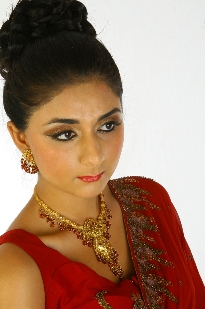 Female model photo shoot of SandyK MUA and Kiran V by ASNPhotography