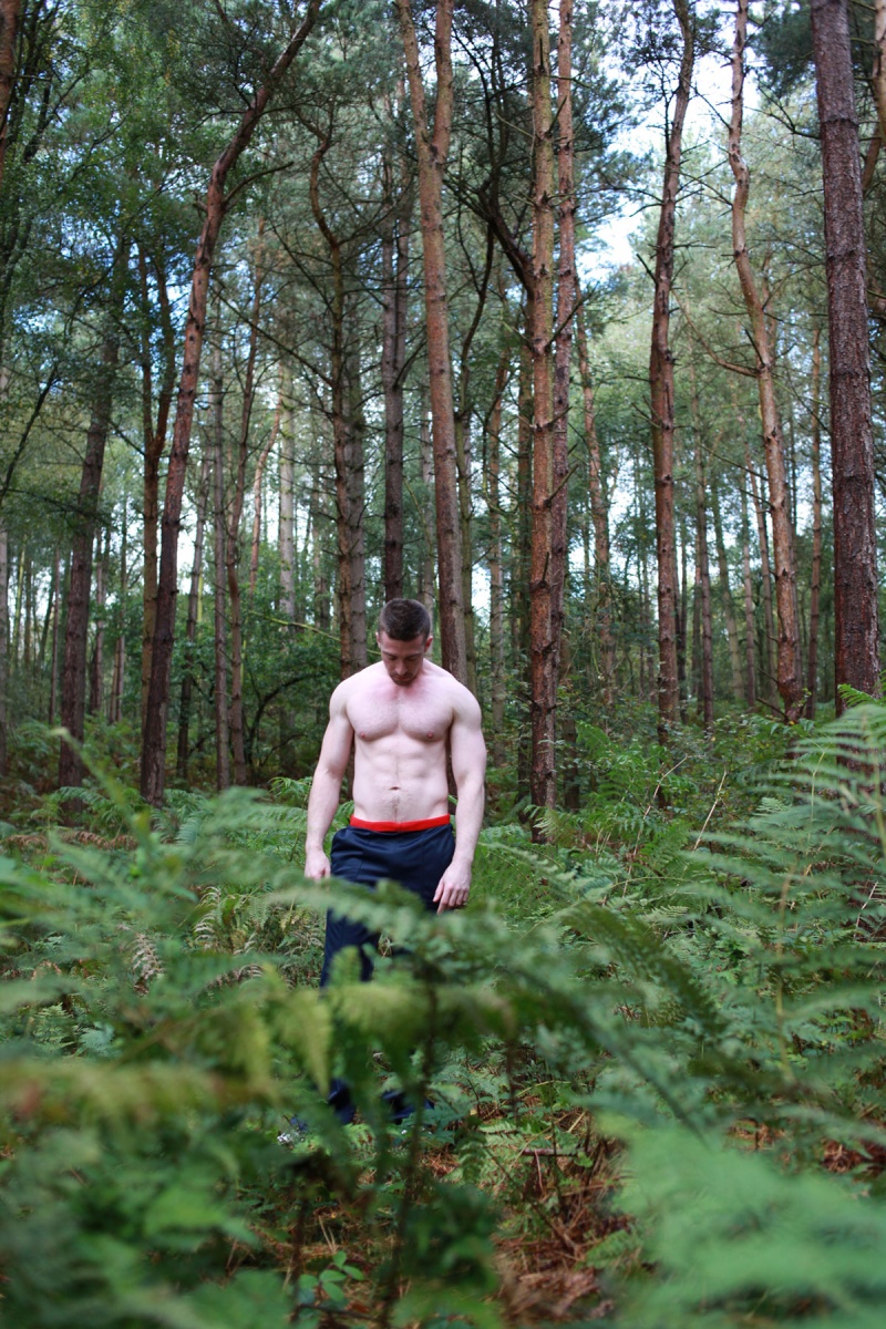 Male model photo shoot of Scott Hunter in Delamere, Cheshire, UK