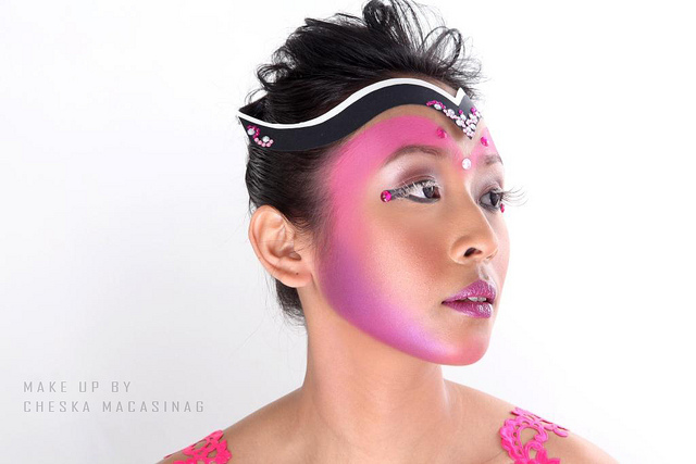 Female model photo shoot of Makeup by Cheska