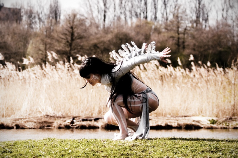 Female model photo shoot of Shireen Feathers in zaandam