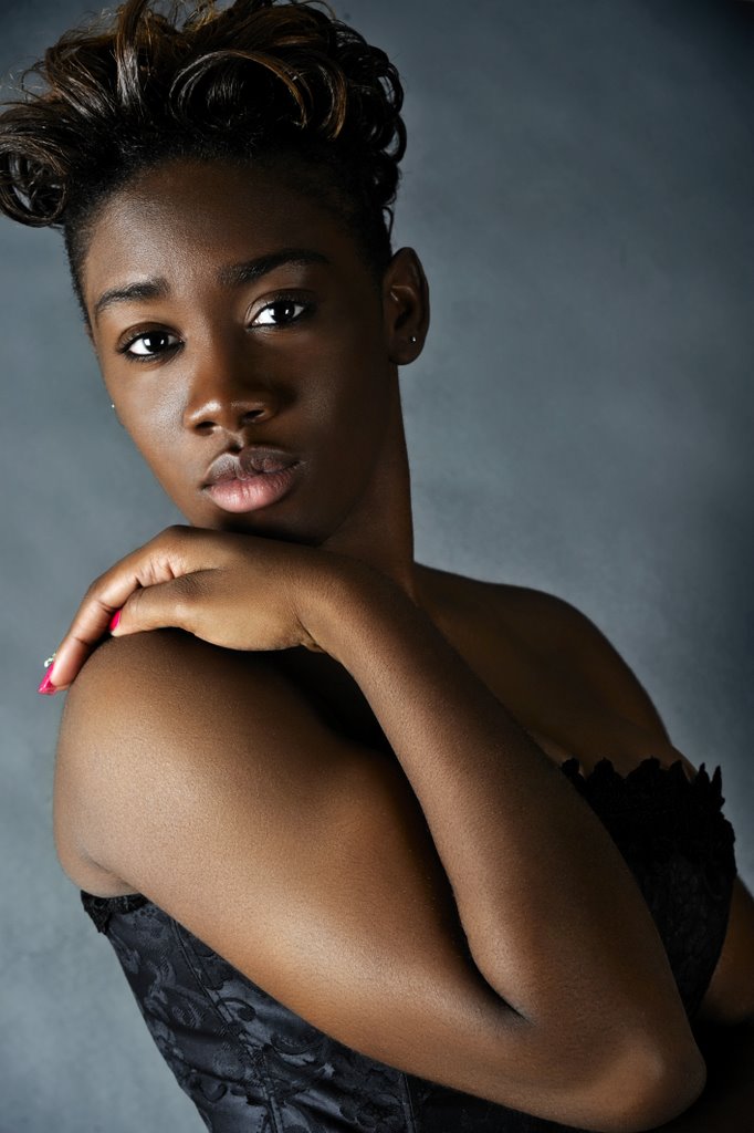 Female model photo shoot of NigerianBeauty by Black Girls Rule