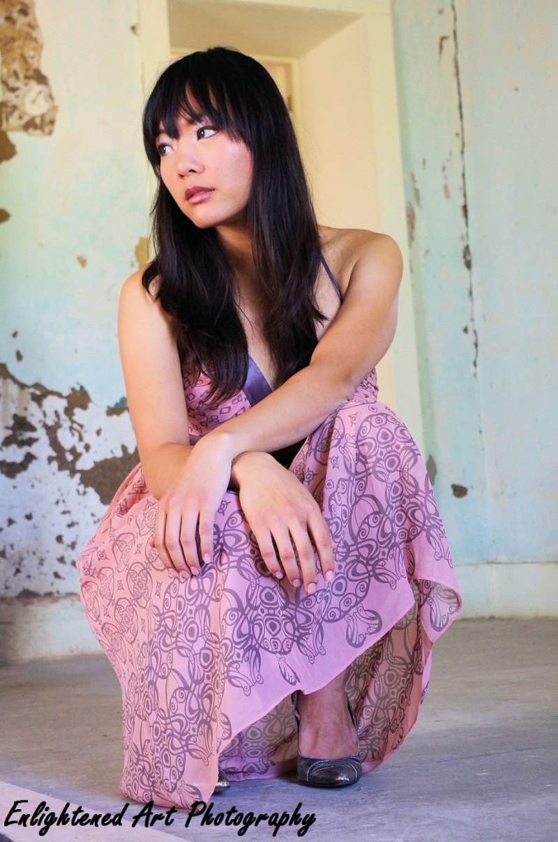 Female model photo shoot of Enlightened Art and Skylar Zhang
