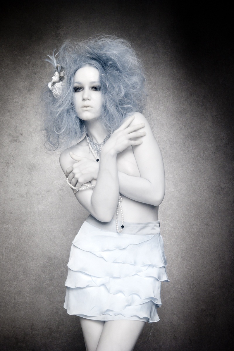 Female model photo shoot of CrystalMarieHolmes by MichaelONeill, hair styled by Sean Foley