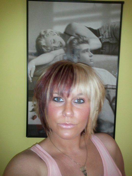Female model photo shoot of PaigeNicole in Inspire Hair Color Studio