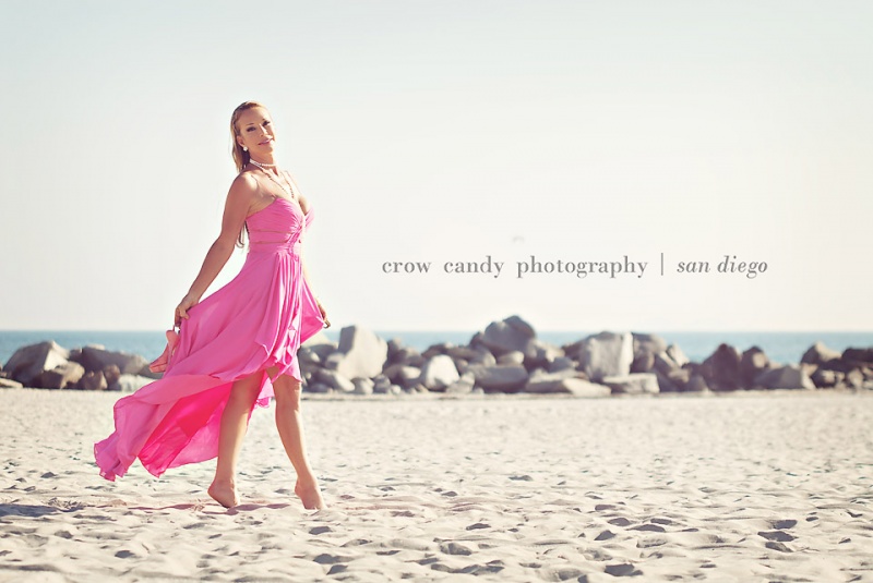 Female model photo shoot of Crow Candy Photography in Coronado Beach, CA