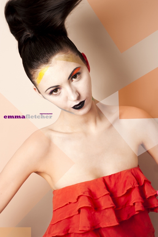 Female model photo shoot of Connie Rose by Emma Fletcher, makeup by Abbi Rose