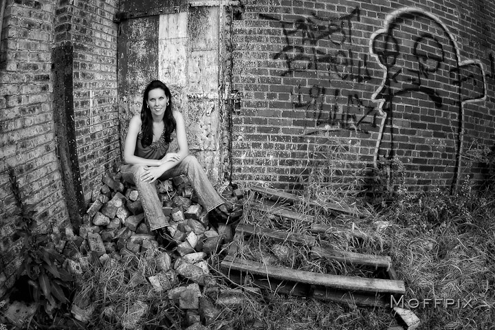 Female model photo shoot of Avery Grace by Moffpix in West Bottoms, Kansas City, MO