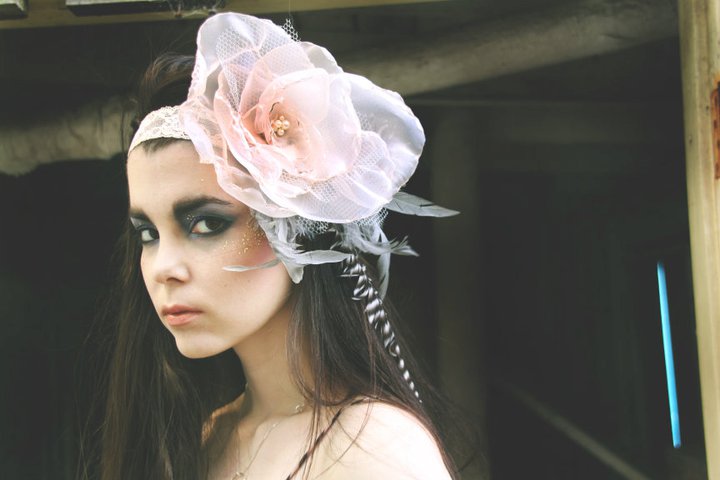 Female model photo shoot of Black Lotus Clothing and Roezi