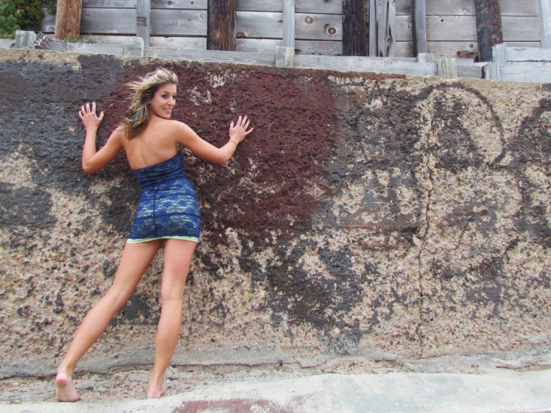 Female model photo shoot of Megnolia in Sunset Cliffs, San Diego, CA