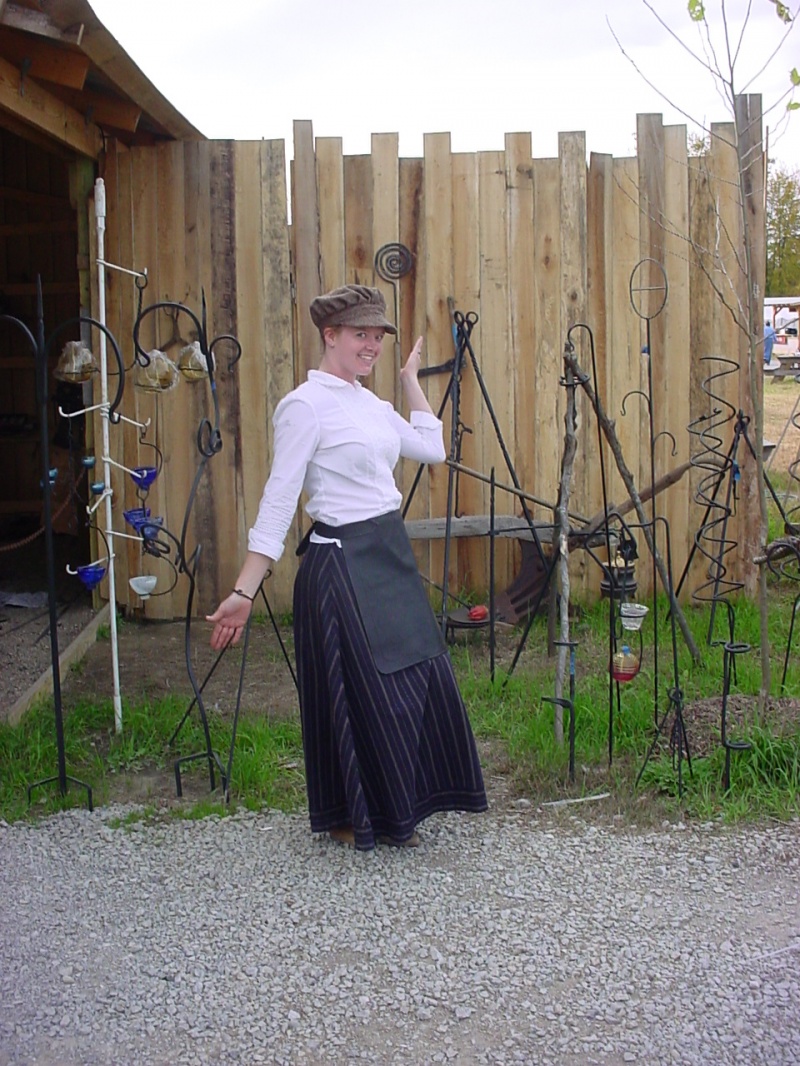 Male model photo shoot of Lycurgis in Black Flag Forge, Old West Festival, Williamsburg, OH
