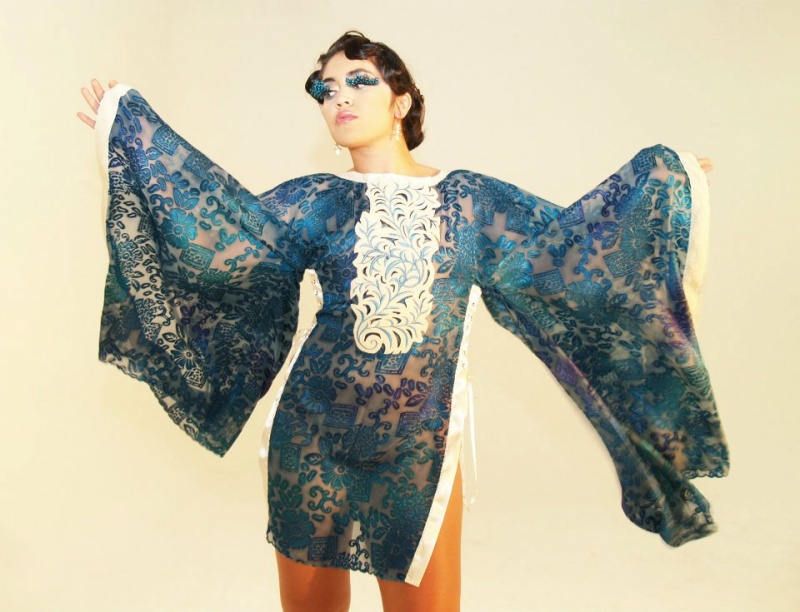 Female model photo shoot of Stephanie MK, clothing designed by A Bona Dea and Company
