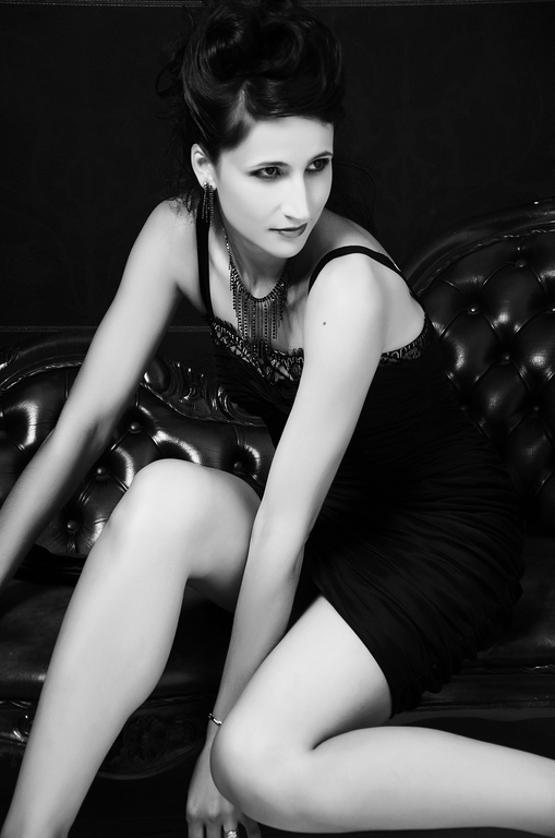 Female model photo shoot of Mirela Radu in London