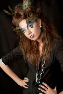 Female model photo shoot of  Ladee Jadee in Make-up Competition