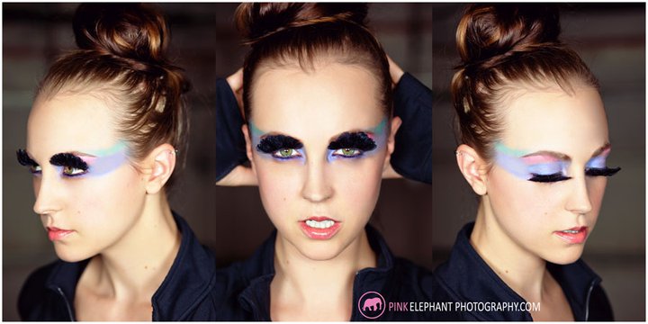 Female model photo shoot of Nicky J Makeup Artistry