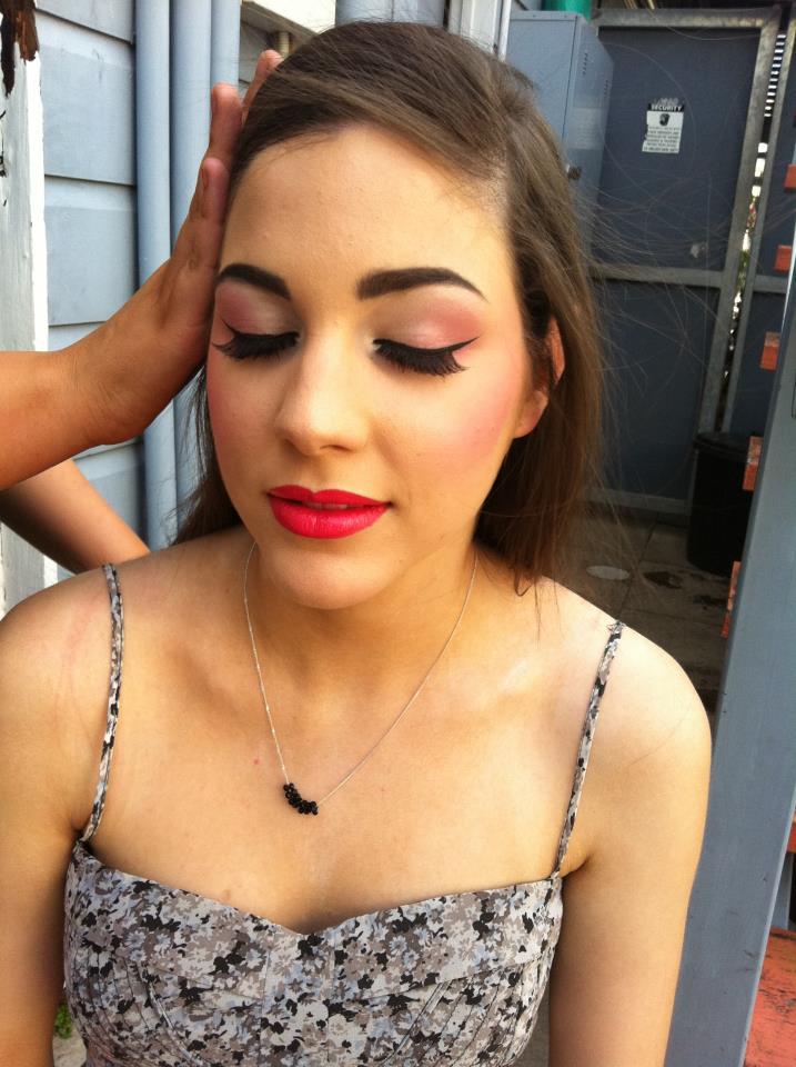 Female model photo shoot of Sheridan Meyers Makeup in James St, Fortitude Valley