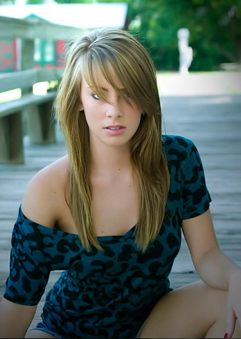 Female model photo shoot of KelseyM by ReferralsOnly in Ward Meade Park, Topeka KS