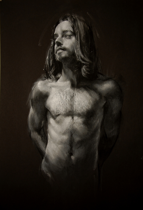 Male model photo shoot of James T Bowman, art by trudy good
