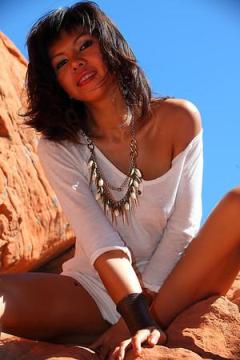 Female model photo shoot of Sexy Chilli in The Desert near Las Vegas