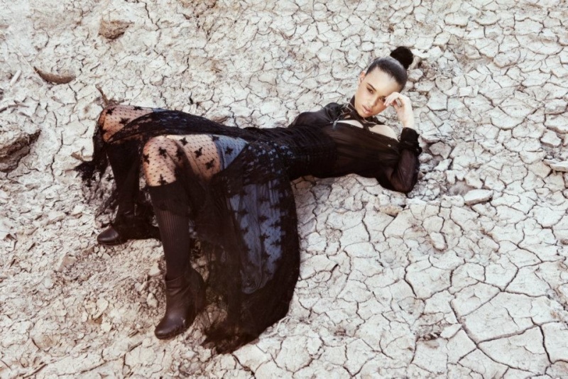Female model photo shoot of Esther Jean in Desert - CA