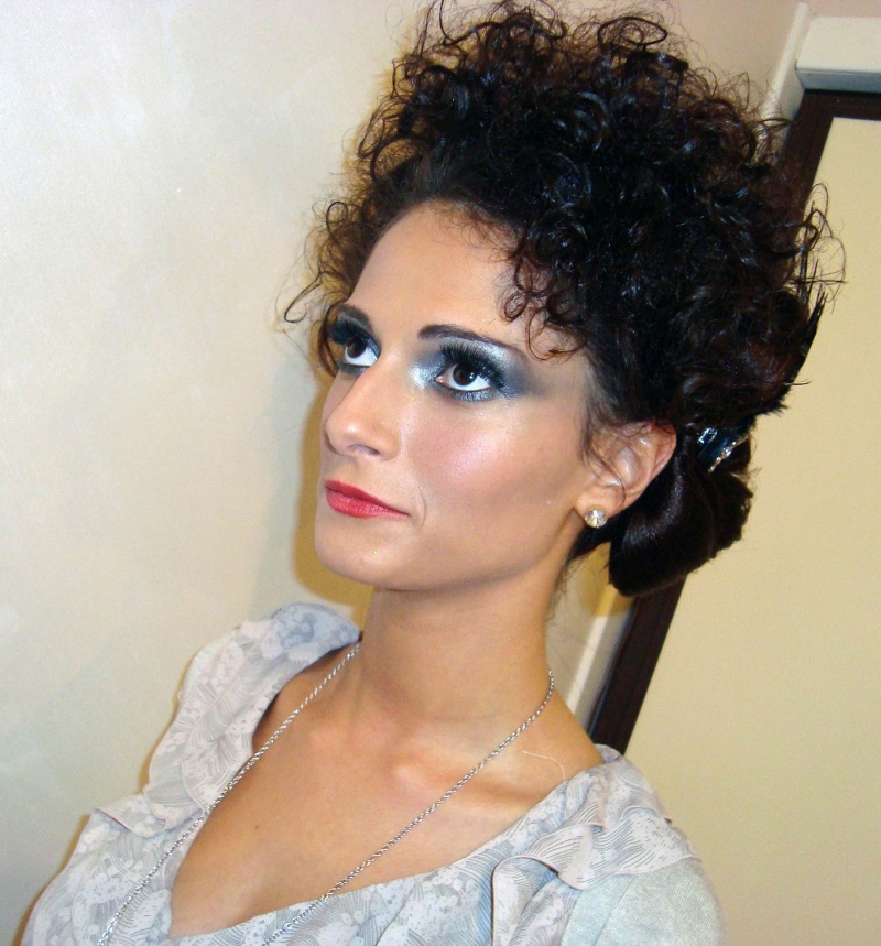 Female model photo shoot of Marta make-up in roma