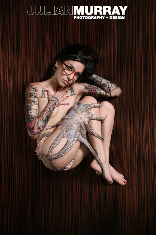 Male model photo shoot of Tattoos And Tentacles