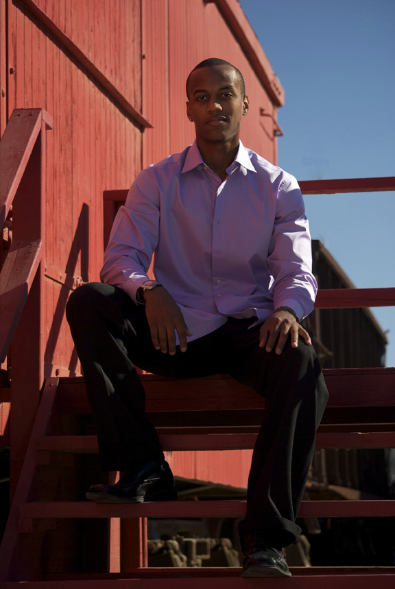 Male model photo shoot of Xavier L by Strickly Entertainment  in Chandler Railroad Museum