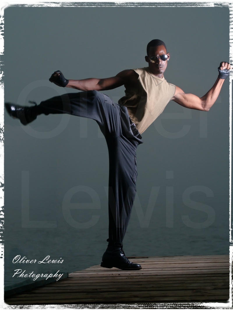 Male model photo shoot of Deron Smith by Oliver Lewis Photos in Grand Etang Lake, Grenada