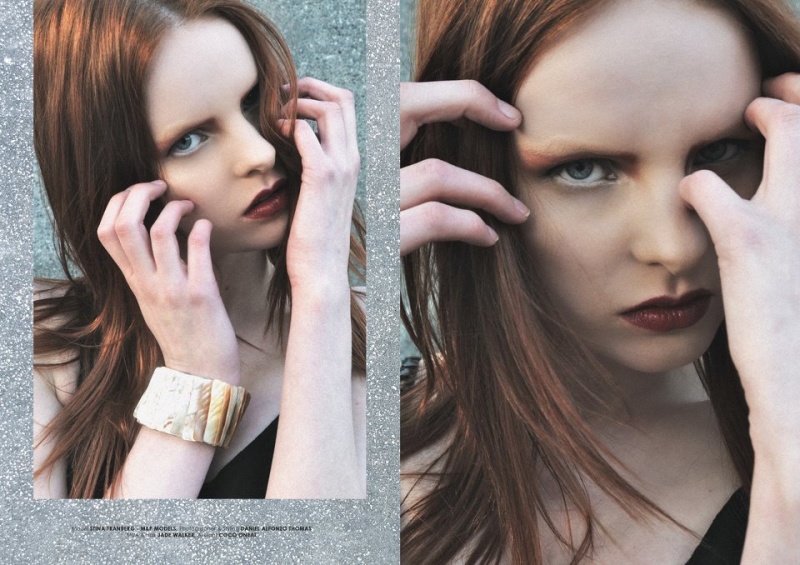 Female model photo shoot of Makeup JADE WALKER