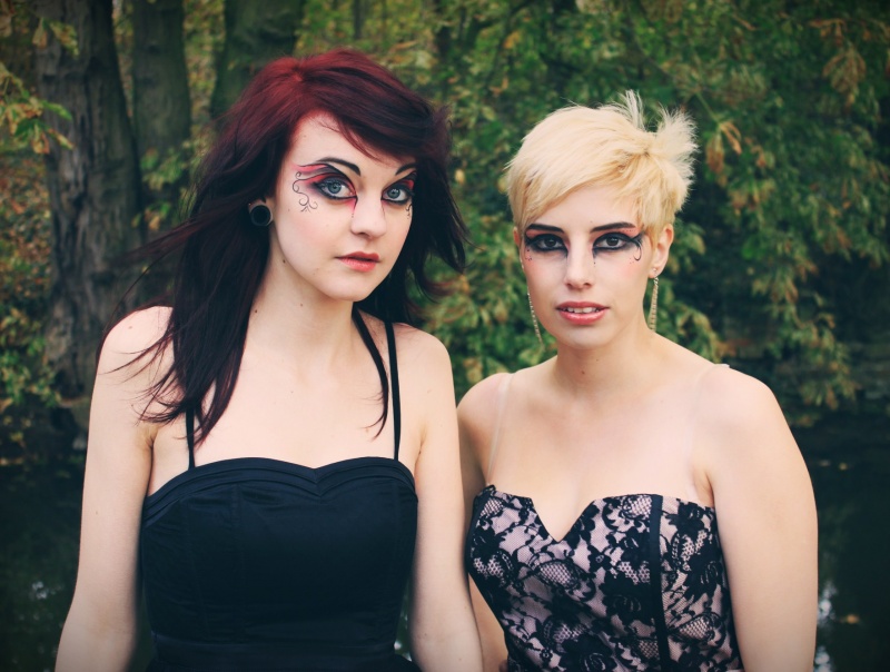 Female model photo shoot of LaurenJadeMills and Francesca86 by Laura Grant, makeup by Sarah Birch MUA