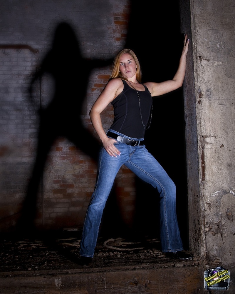 Female model photo shoot of Figure of Ashley by Ron Evans Photography
