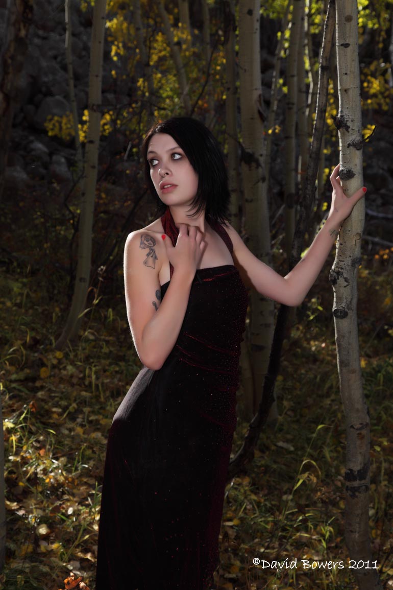 Female model photo shoot of carpathianforest by Red Cliff Photography