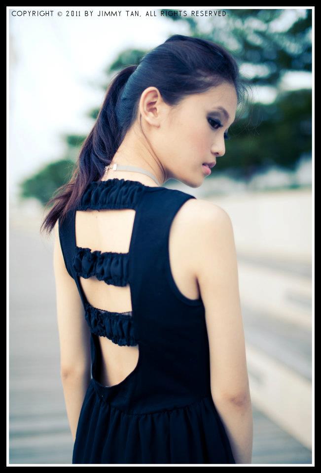 Female model photo shoot of Andrea cse in Marina Bay Sands