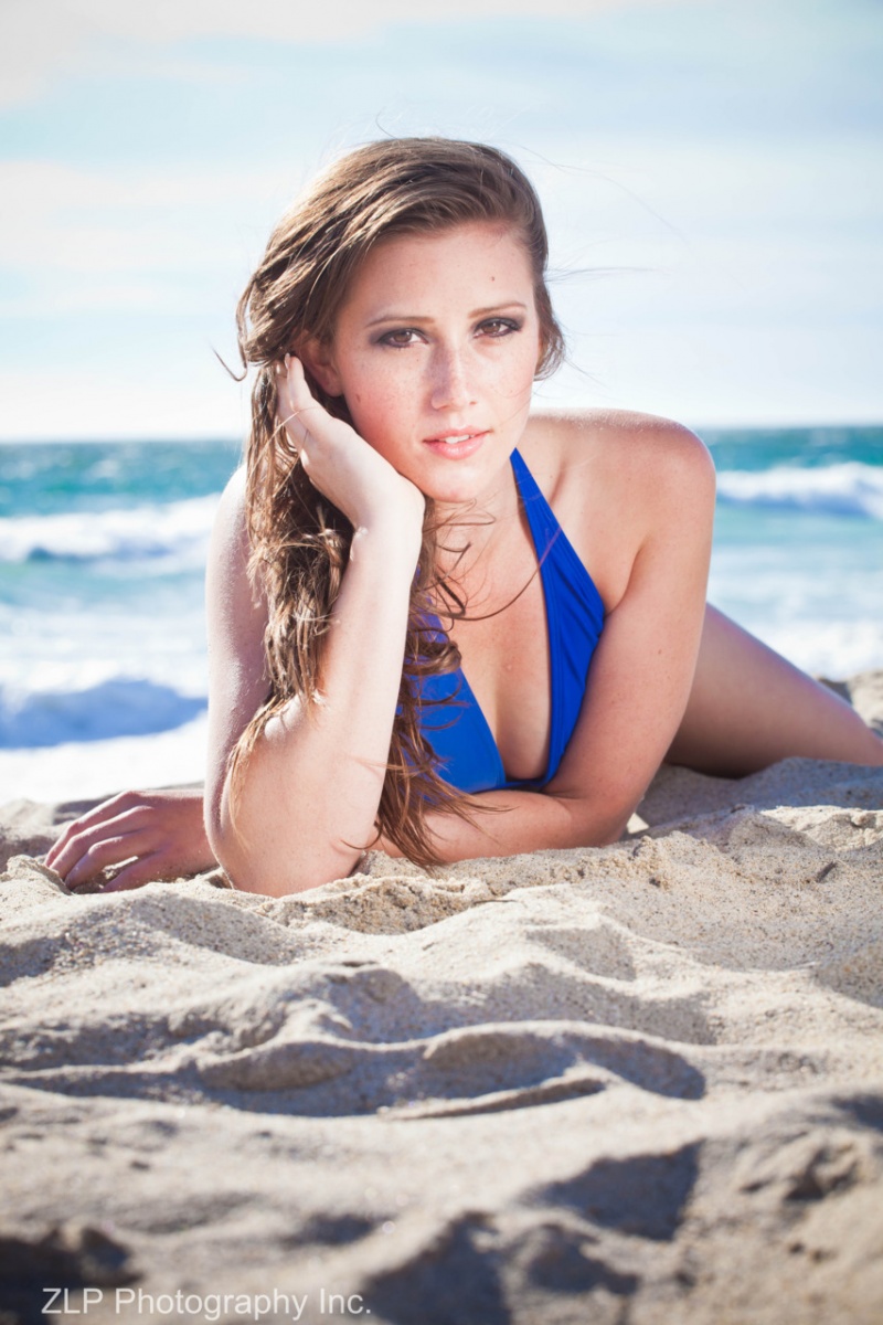 Female model photo shoot of Kerrie Schroeder in Zuma Beach