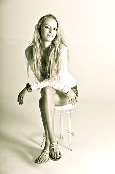Female model photo shoot of Amber Vachon in Studio 3E