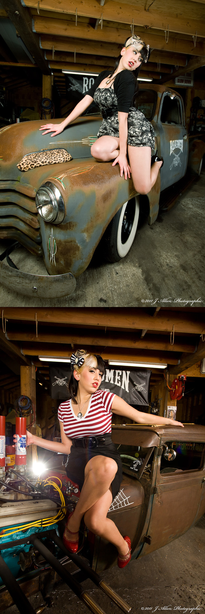Female model photo shoot of Miss Mandible  by J Allen Photographic in Enumclaw, WA, makeup by Bulls Eye Makeup