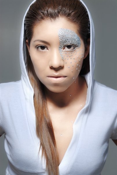 Female model photo shoot of selena vega