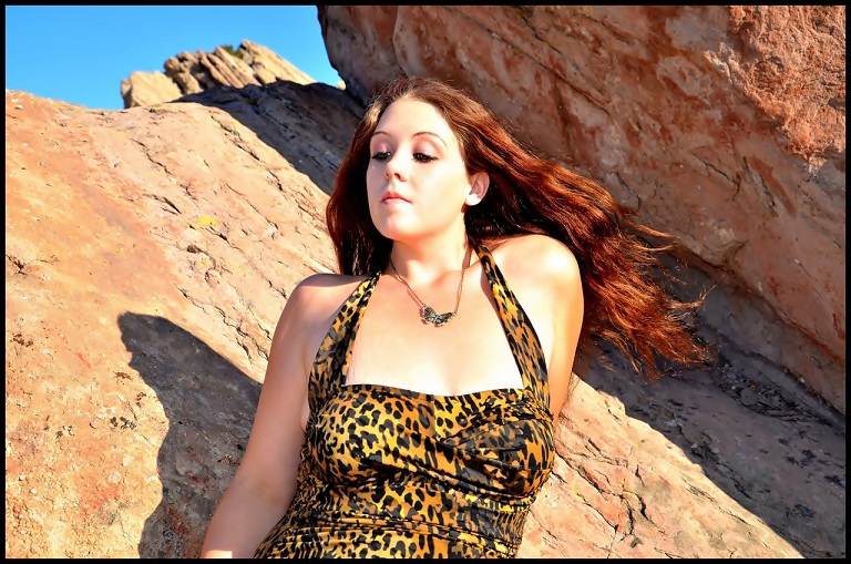 Female model photo shoot of Innocent Amy by UA Studios in Vasquez Rocks