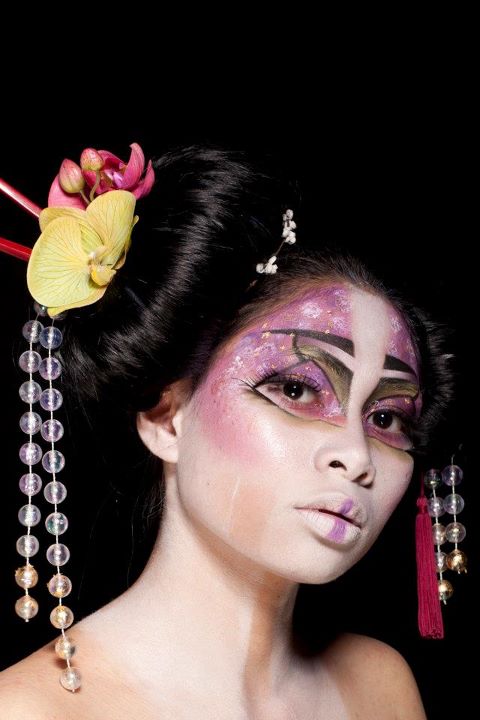 Female model photo shoot of RAlonso in Beak Street., makeup by victoria lennard