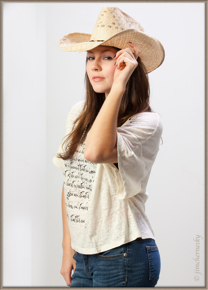Female model photo shoot of Alexa Avorio by Jim Chernesky in Studio95