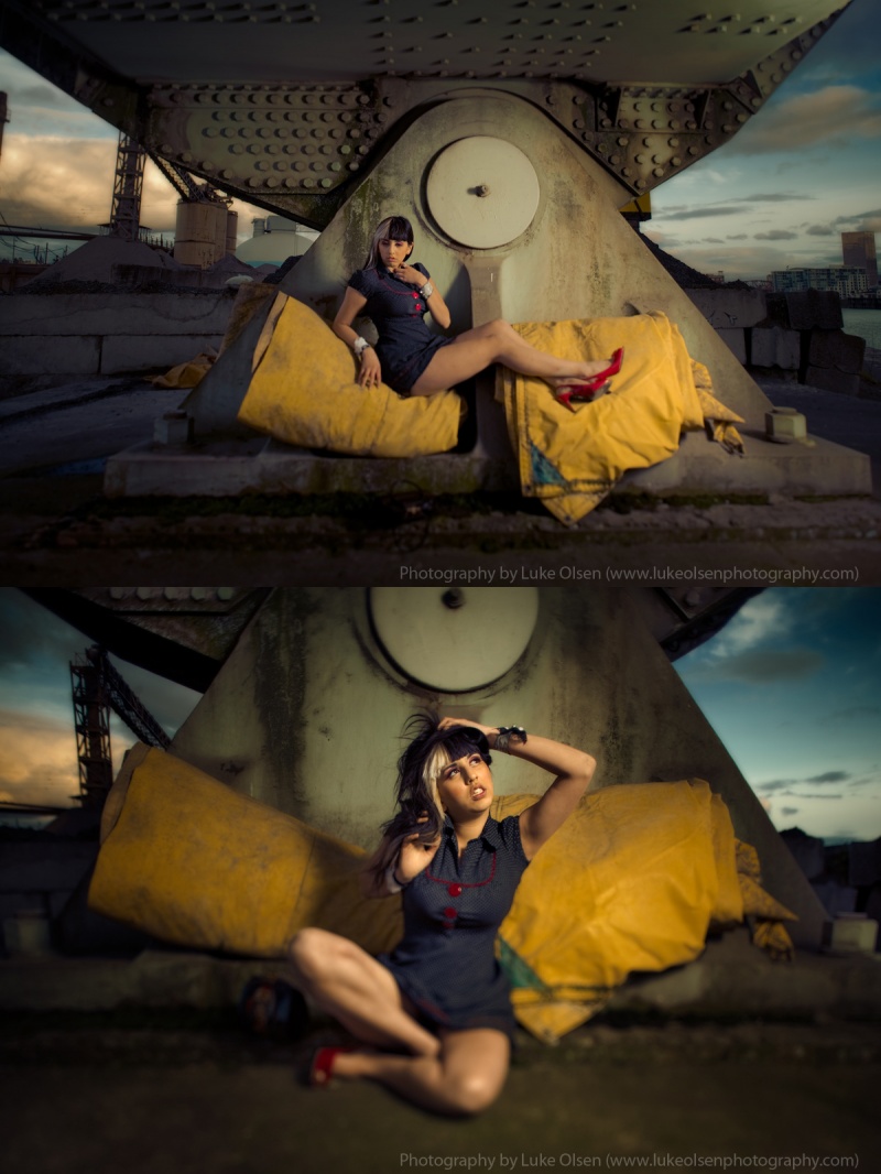 Female model photo shoot of Miss Mandible  by Luke Olsen in Portland, OR, makeup by Bulls Eye Makeup