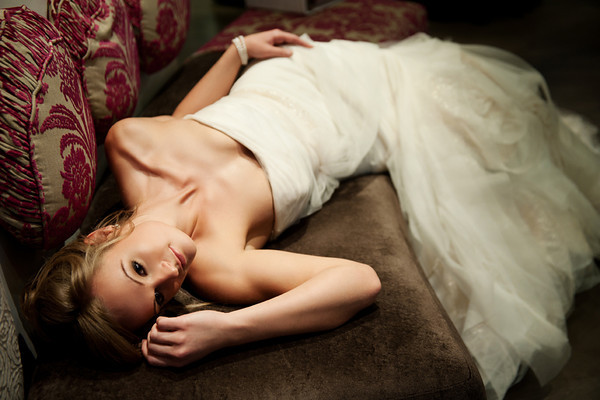 Female model photo shoot of Sammy Blair in Blush Bridal Salon, West Vancouver