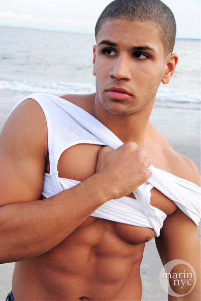 Male model photo shoot of marinnyc and Calvin J Martin in Coney Island