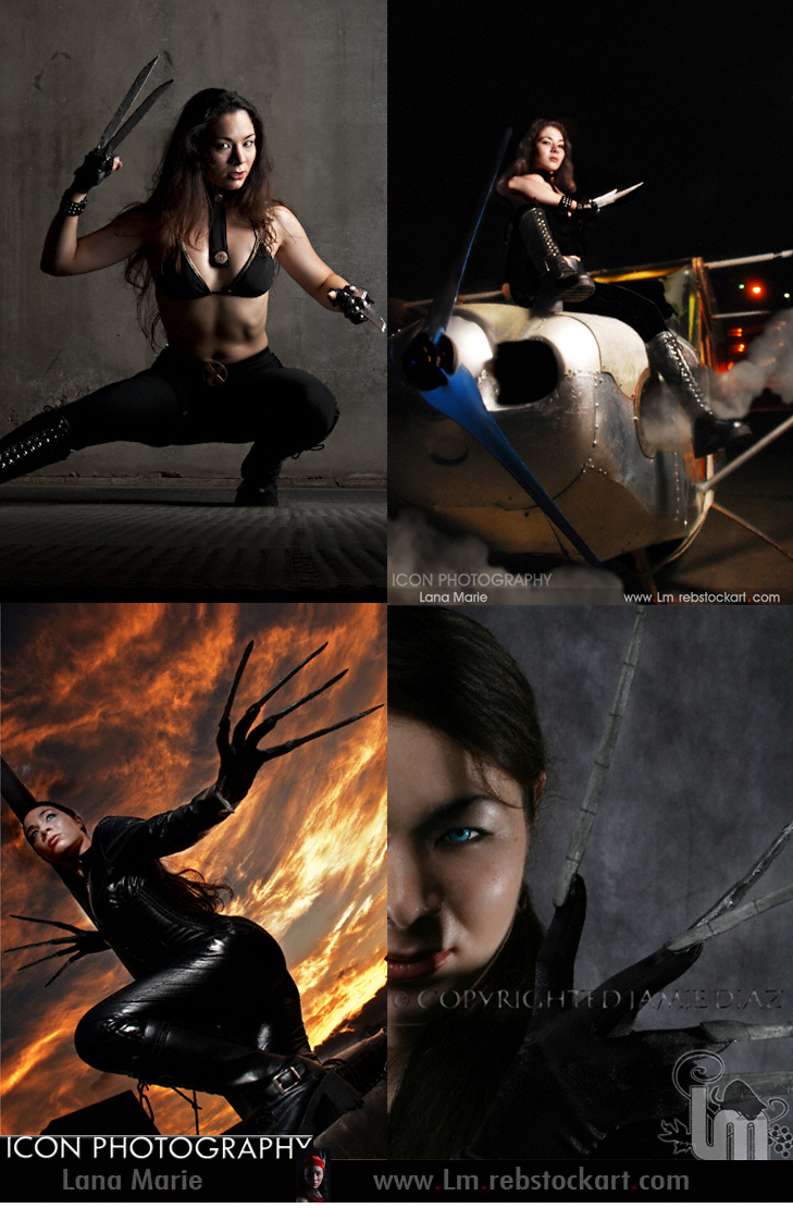 Female model photo shoot of LanaCosplay and LanaMarieLive by Ron Davis and ICON Photography, digital art by LMLiveART