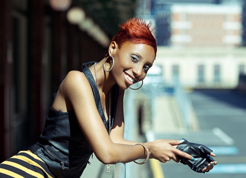 Female model photo shoot of Darneka Marie by HDJ Photography in South Side Flats