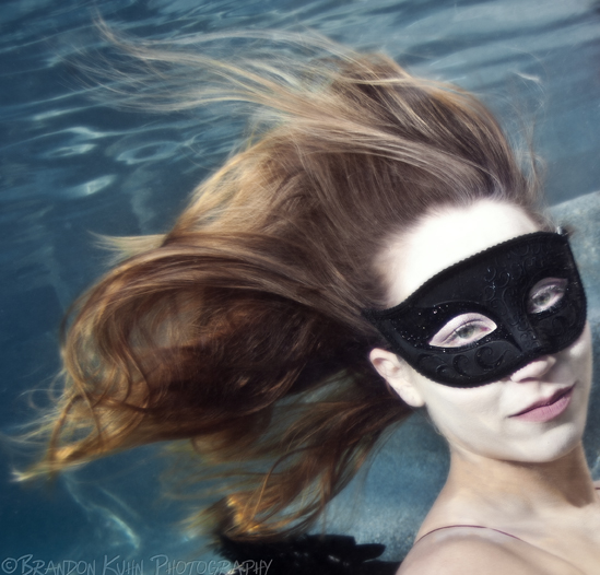 Male model photo shoot of Brandon Kuhn Photo in Underwater, makeup by Julianne Makeup