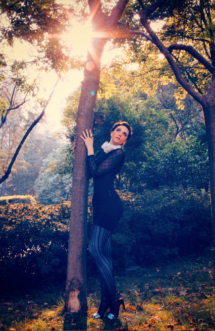 Female model photo shoot of Stephanie Yuen , wardrobe styled by Mildred Lo